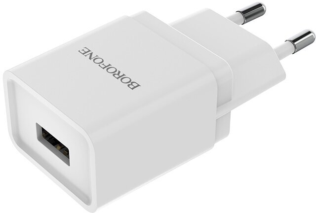 Зарядное устройство Borofone BA19A Nimble 1xUSB White 6931474700667