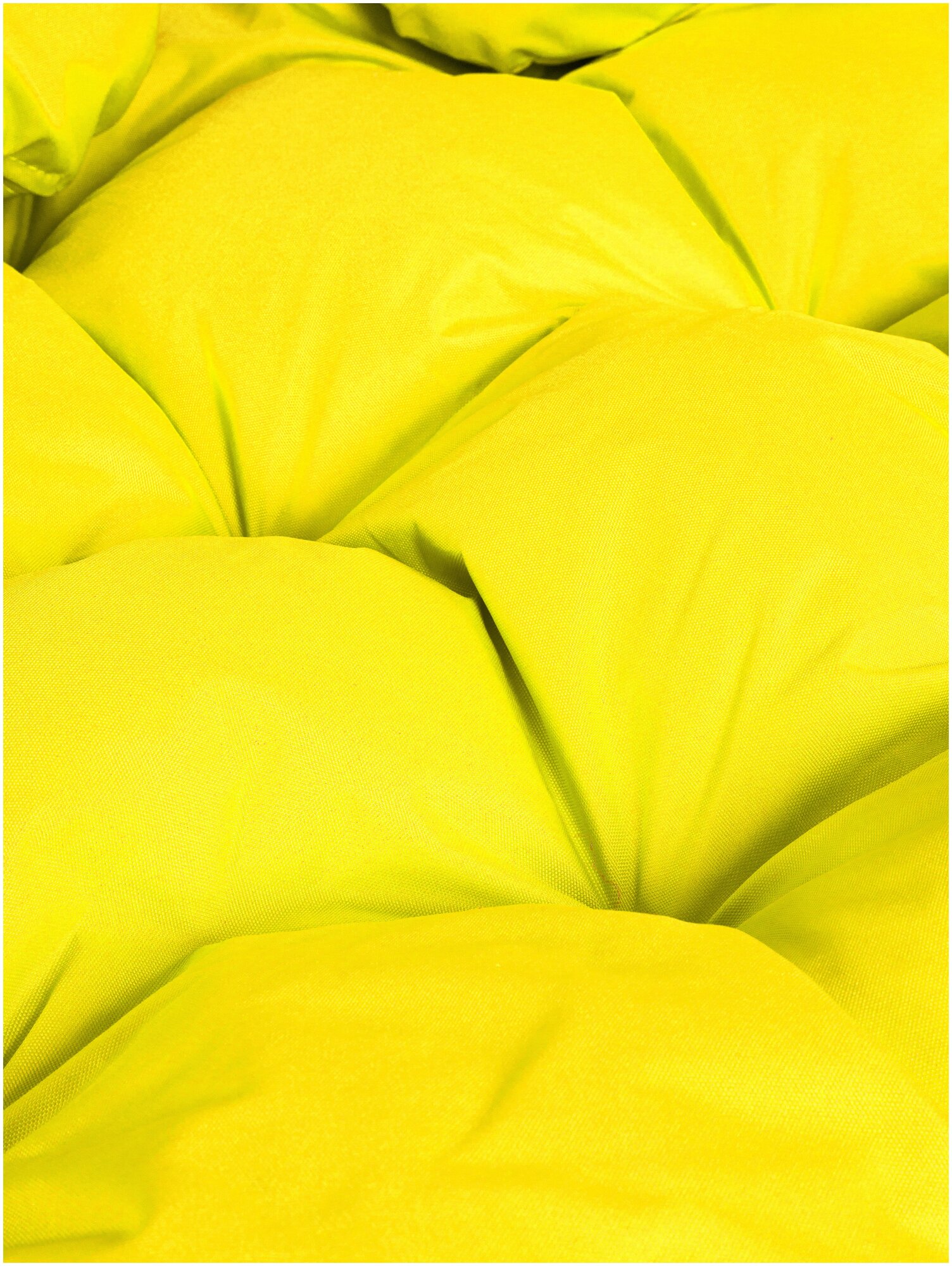 Кресло чёрное M-Group Апельсин ротанг, 11520411 желтая подушка - фотография № 12