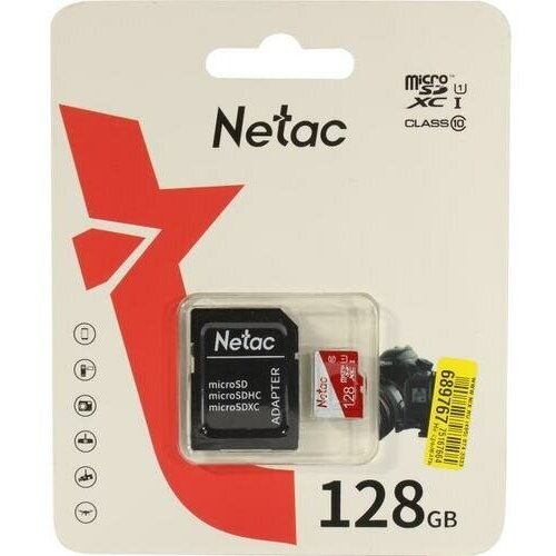 microsd 32gb smart buy class 10 uhs i sd адаптер compact SD карта Netac NT02P500ECO-128G-R