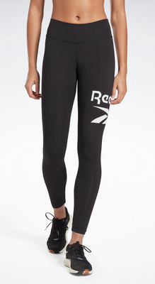 Легинсы спортивные Reebok RI BL Cotton Legging, размер XL, черный