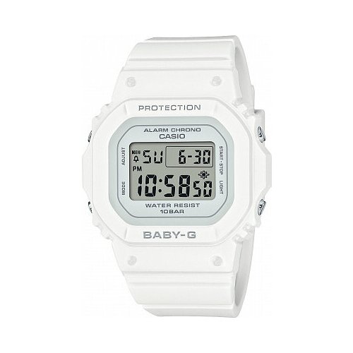 наручные часы casio baby g бежевый Наручные часы CASIO, белый