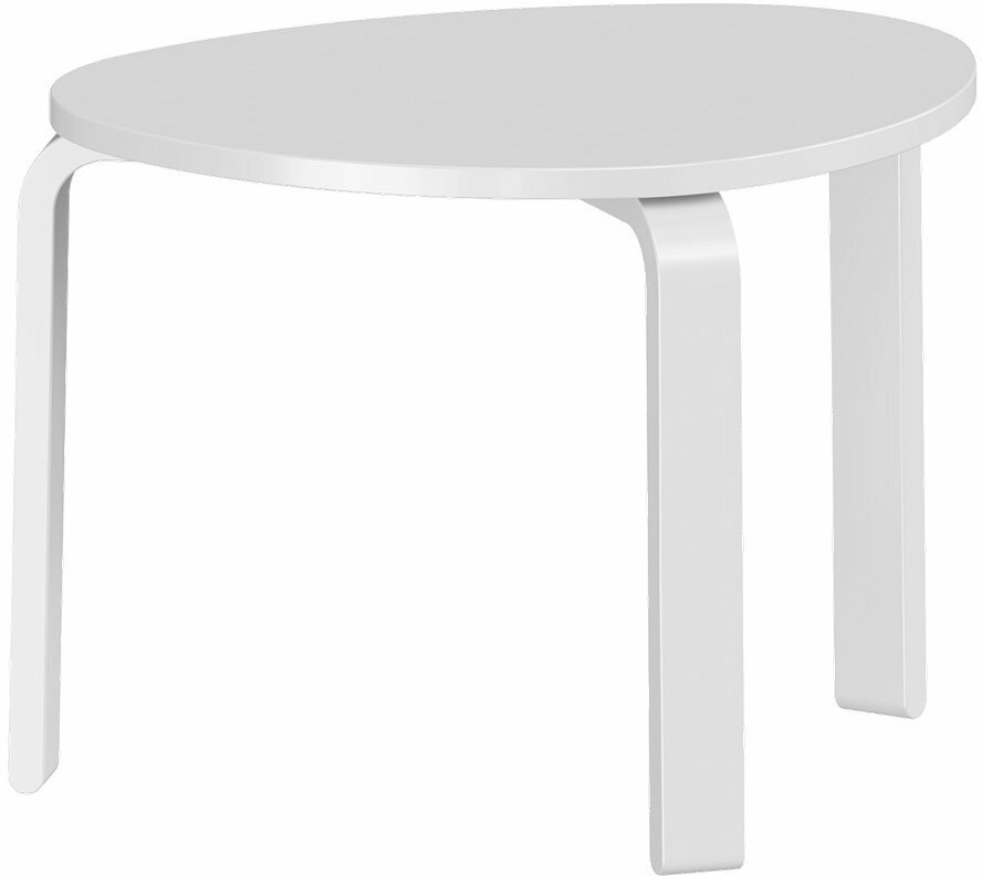 фото Стол малый Hoff Дабл, 55,1х40х45 см, цвет белый