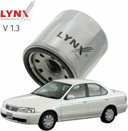 Фильтр масляный Nissan Sunny (9) B15 / Ниссан Санни 1998 1999 2000 2001 2002 2003 2004 V1.3 QG13DE / 1шт LYNXauto