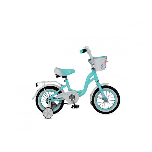 фото Детский велосипед maxxpro florina 12" зелено-белый с боковыми колесами
