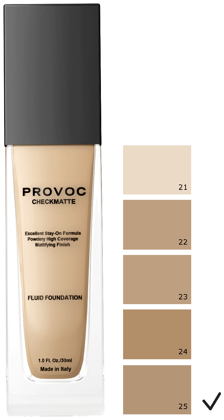 Provoc CheckMatte Foundation        #25