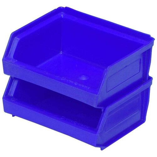 Ящик (лоток) универсальный, полипропилен, 96x105x45мм, синий