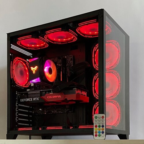 Игровой компьютер M-Cube 2.0: I5-12400 / RTX 3060 ti / 16GB DDR4 RAM / SSD M.2 NVMe 1000 GB / ARGB / Пульт ДУ / PC Trade