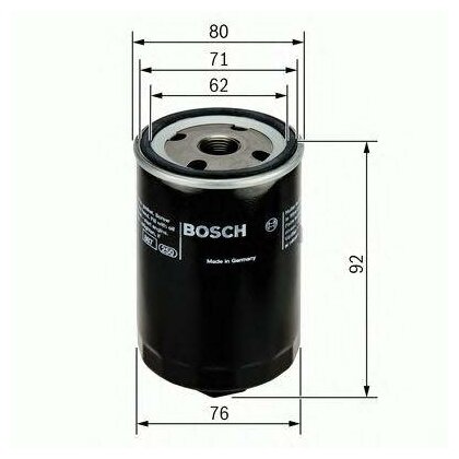 BOSCH фильтр масляный 0451103318