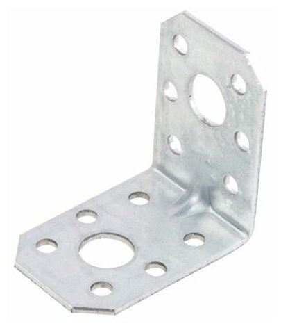 фото Уголок крепежный усиленный 35х50х50 мм С белый цинк STARFIX (SMP-40243-1)