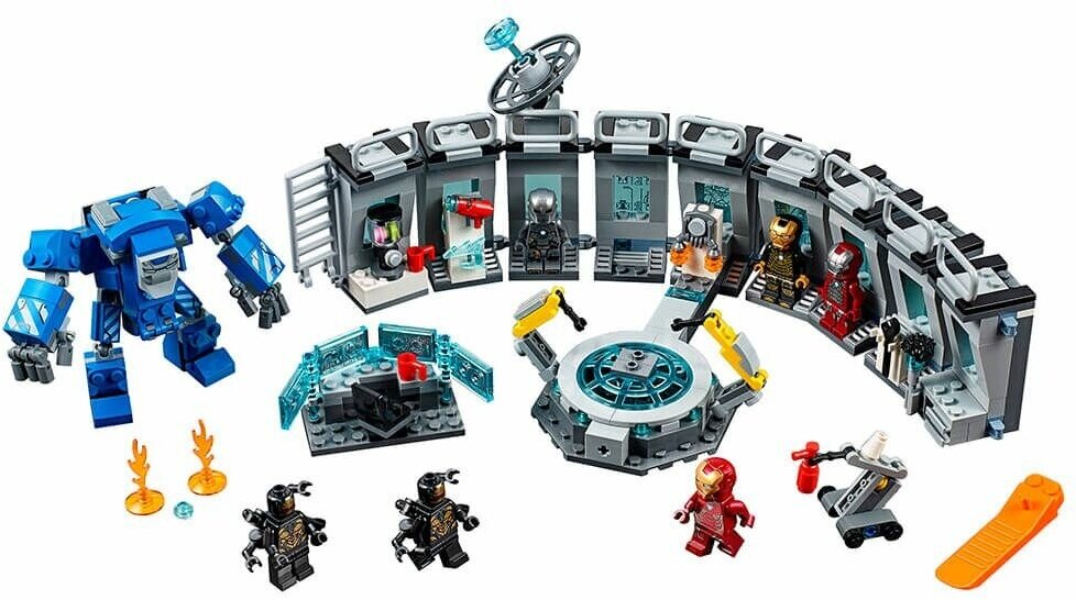 Конструктор Марвел Лаборатория Железного Человека — фото 1