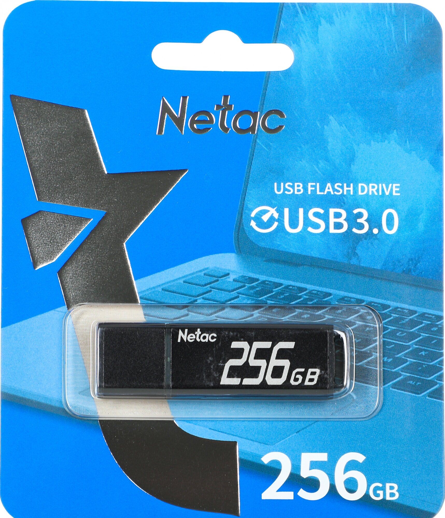 Флешка Netac U351, 64Gb, USB 3.0, Черный NT03U351N-064G-30BK - фото №6