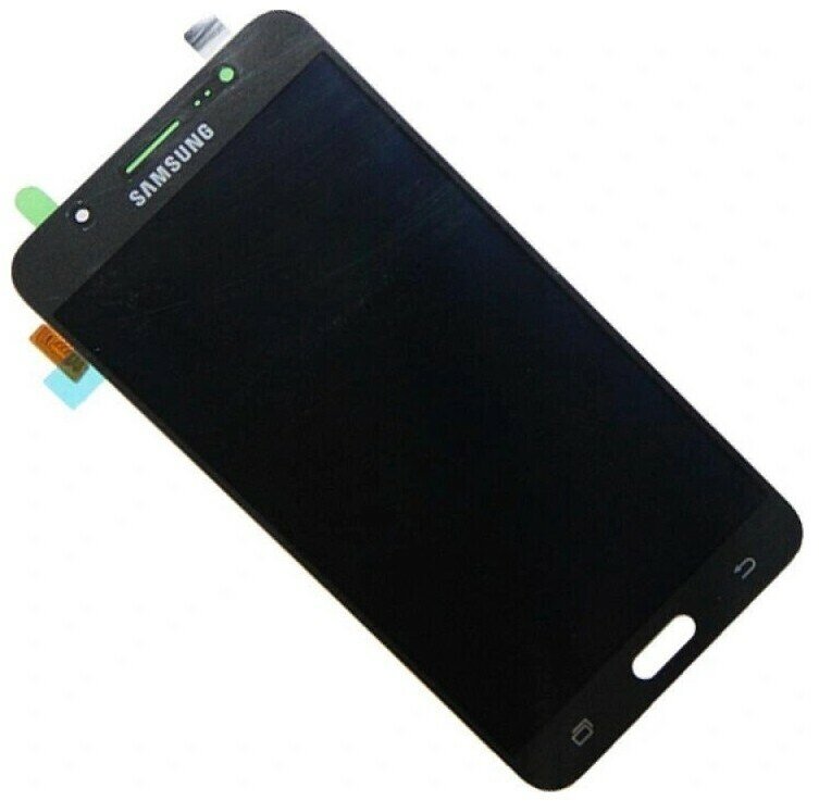 Дисплей для телефона Samsung J710F (J7 2016) в сборе с тачскрином Черный - (AMOLED с регулировкой подсветки)