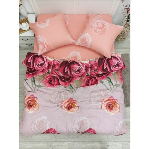 красный, розовый