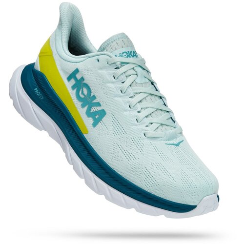 Кроссовки HOKA Mach 4, демисезон/лето, беговые, полнота D, размер US9.5D/UK9/EU43 1/3/JPN27.5, белый, черный