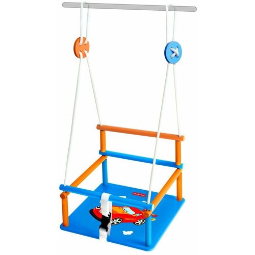 Качели детские деревянные с рисунком Moby Kids Комета 1720₽