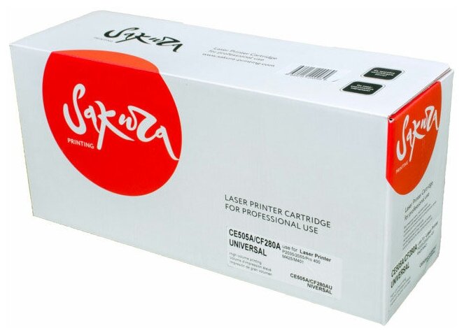 Картридж Sakura CE505A/CF280A для HP LJ P2035/P2055