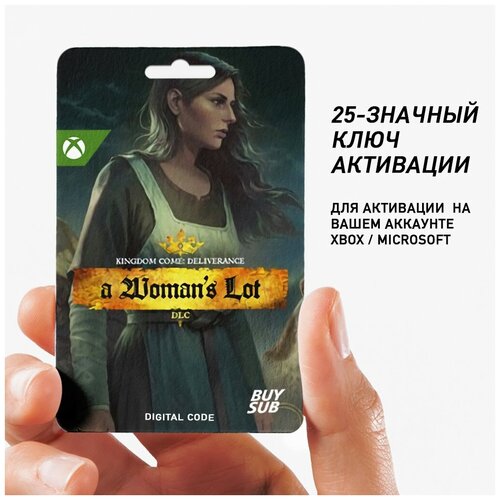 Дополнение Kingdom Come: Deliverance - A Woman's Lot для Xbox One, Xbox Series X/S (25-значный код)