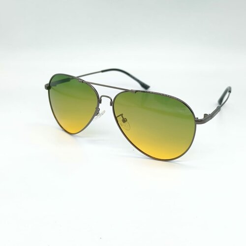 солнцезащитные очки elon mack 8818c3 Солнцезащитные очки , черный, бирюзовый