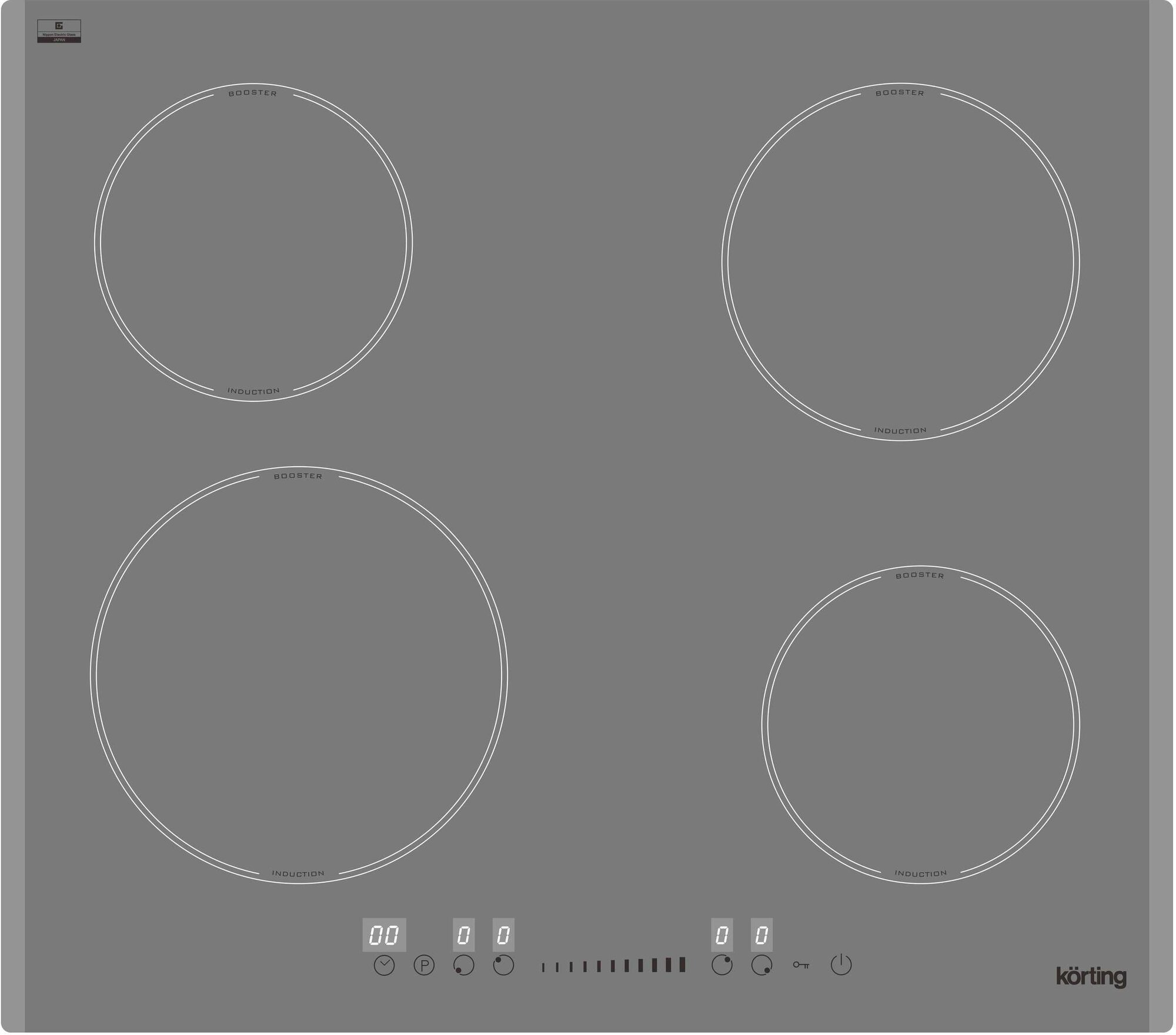 Индукционная варочная поверхность Korting HI 64560 BGR
