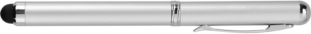 Ручка-стилус Каспер 3 в 1 серебристый