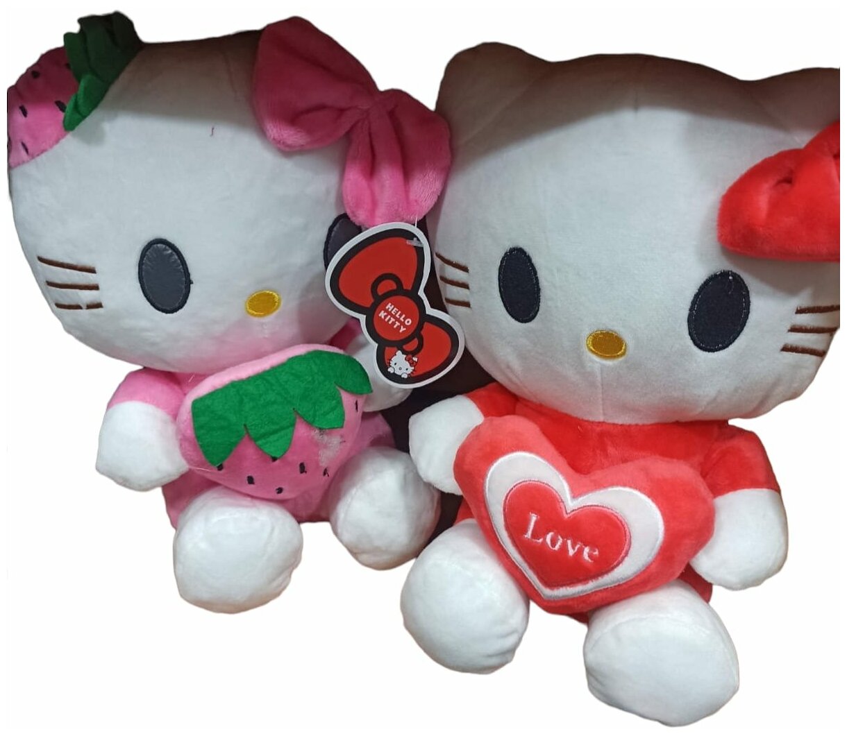 Набор мягких игрушек Hello Kitty подружки 2 шт по 30 см