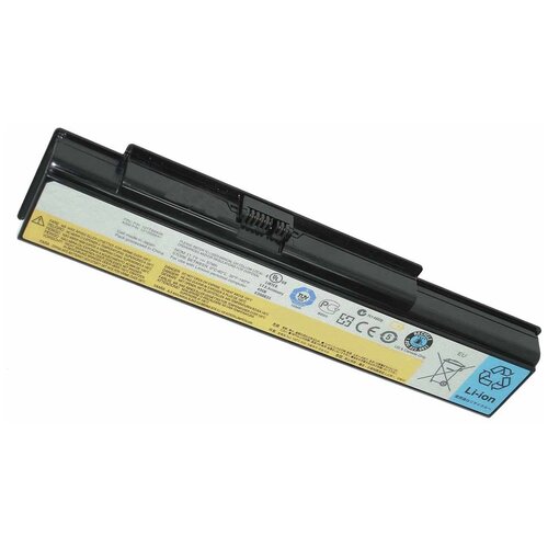 фото Аккумуляторная батарея для ноутбукa lenovo ideapad y510 (121000649) 57wh черная oem