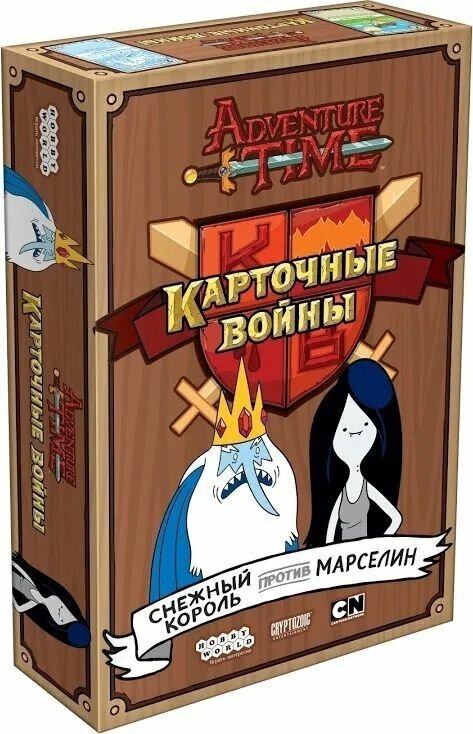 Настольная игра Hobby World "Время приключений. Карточные войны: Снежный король против Марселин"арт.915095