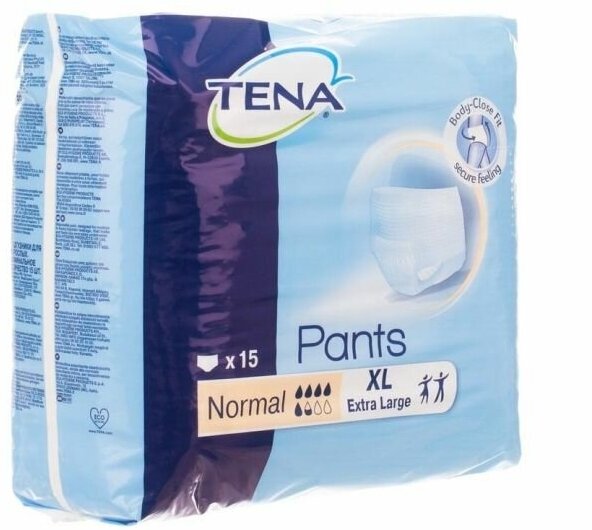Трусы-подгузники для взрослых Tena Pants Normall Large, 10 шт. - фото №13