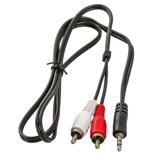 Кабель миниджек AurA RCA-JA30 (3,5>2RCA, 1 метр) кабель rca aura rca an52 5 м