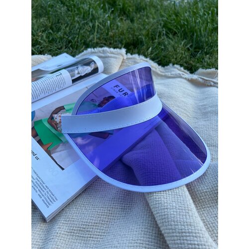 Козырек канотье YuliyaMoon летний, размер 52-54, фиолетовый