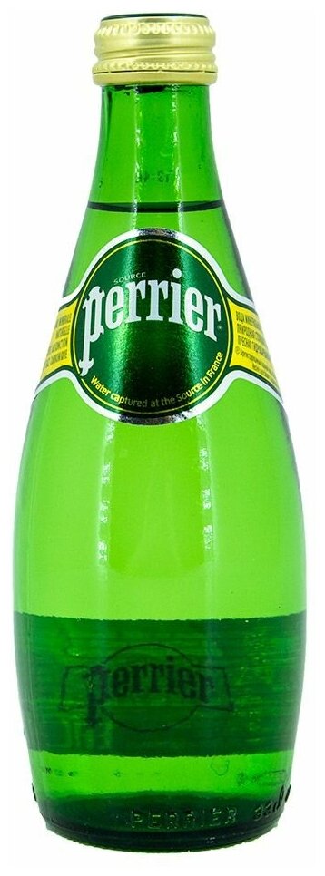 Вода минеральная Perrier (Перье) 24 шт по 0,33 стекло, с газом - фотография № 3