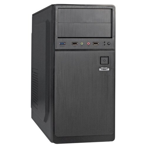 Корпус Miditower ExeGate XP-402U-400W-12 (ATX, БП XP400 с вент. 12см, 2*USB+1*USB3.0, аудио, черный)