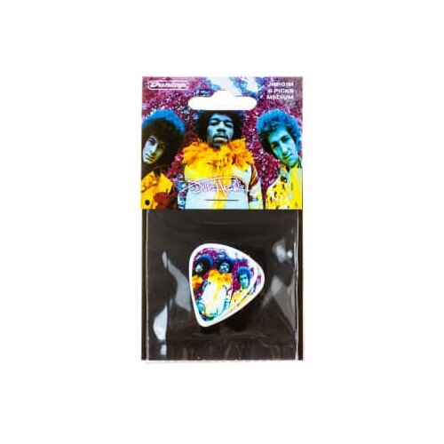 jhp01m jimi hendrix are you experienced медиаторы 6шт dunlop Dunlop JHP01M Jimi Hendrix Experienced 6Pack Медиаторы, 6 шт