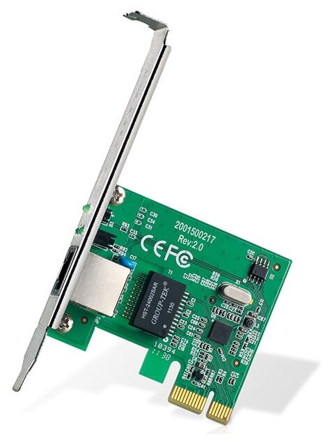 Сетевая карта/ 32-bit Gigabit PCIe Network Adapter, Realtek RTL8168B, 10/100/1000Mbps Auto MDI/MDIX