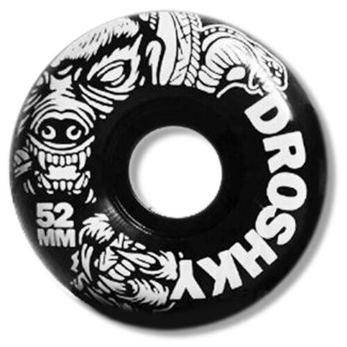 фото Колеса для скейтборда droshky wheel badger series night black wheel 52mm 100a xb shape
