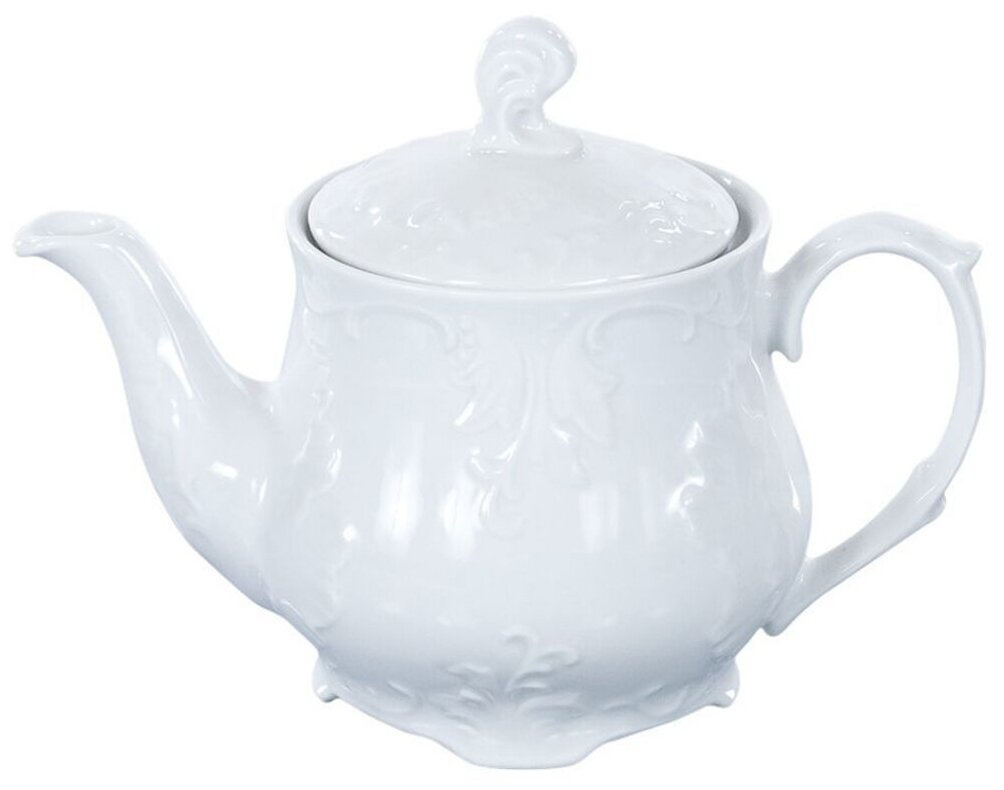 фото Заварочный чайник 1,1 л Cmielow "Рококо /Без декора" / 111621