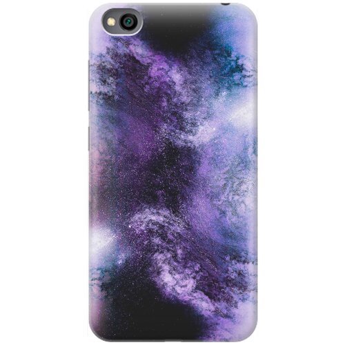 фото Re:pa накладка transparent для xiaomi redmi go с принтом "космическое свечение"