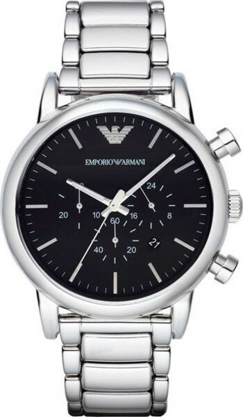 Наручные часы EMPORIO ARMANI Luigi AR1894, серебряный, черный