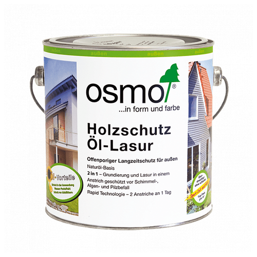 Масло OSMO Holzschutz Öl-Lasur, 707 орех, 0.125 л