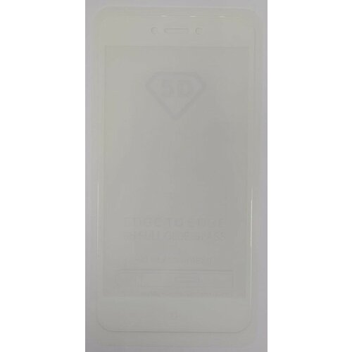 Защитное стекло для Xiaomi Redmi 5A/Go 9D белое safety glass защитное стекло 9d для xiaomi redmi note 6 pro белое white full glue zeepdeep 9d