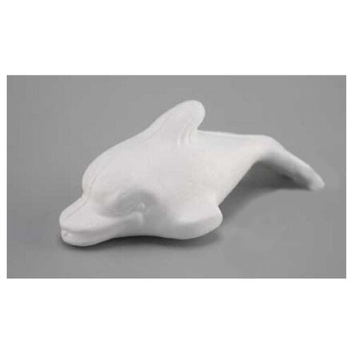 форма из пенопласта для хобби дельфин маленький 6 х 17 см 6 х 17 см белый efco 1016510 Efco Форма Дельфин маленький для декорирования, 1016510, белый