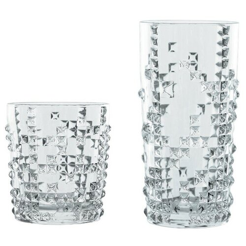 фото Набор бокалов 6+6 для виски и коктейлей punk 12 шт, хрусталь, nachtmann, 101874