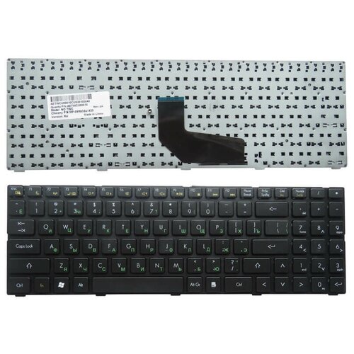Клавиатура для ноутбука DNS K580,0158645 Quanta TWH K580S черная, с рамкой клавиатура для ноутбука dns 0155959 0158645 quanta twh k580s p n mp 09r63su 920