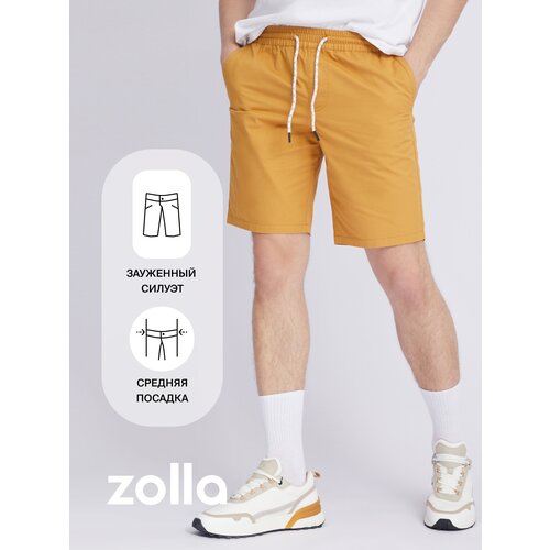 Шорты Zolla, размер 30, желтый шорты zolla размер 30 голубой