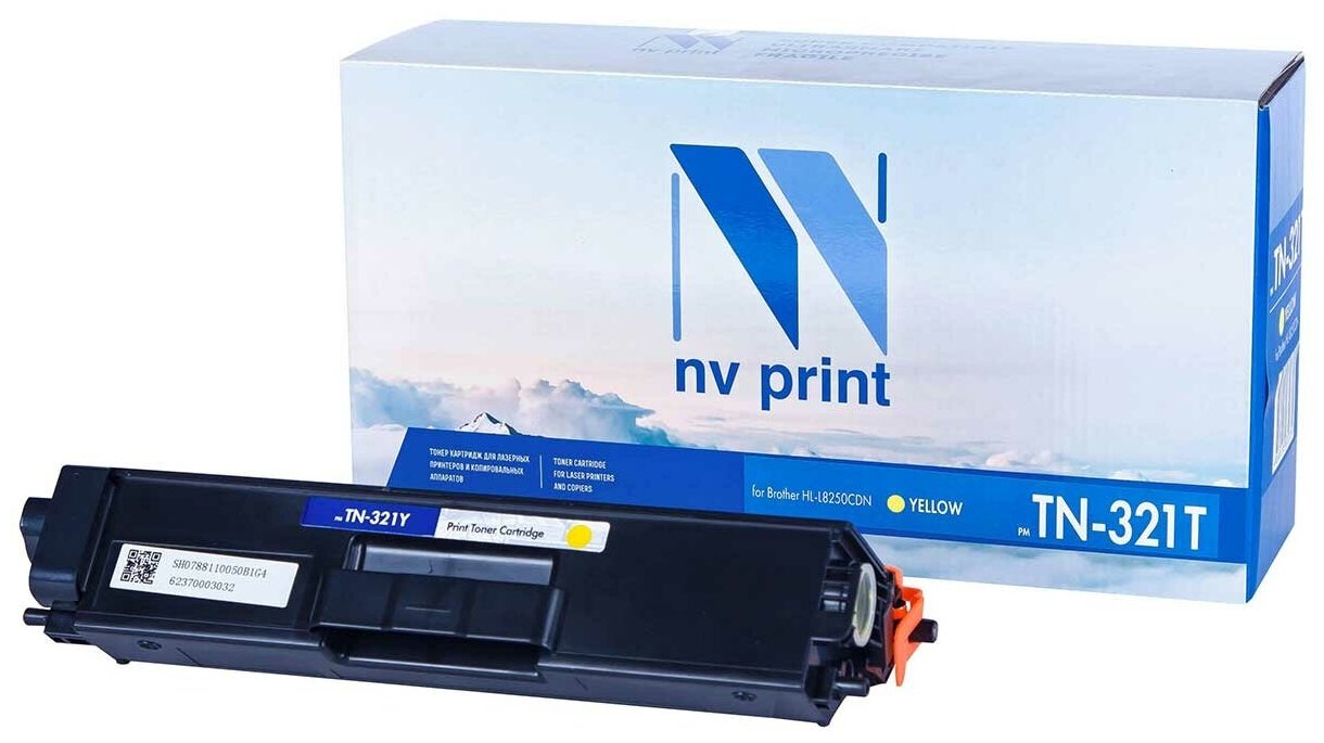 Тонер-картридж TN-321Y NV Print - фото №4