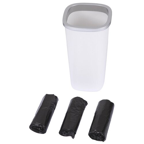 Автомобильный мусорный бак Baseus Dust-free Trash Can White CRLJT-A02