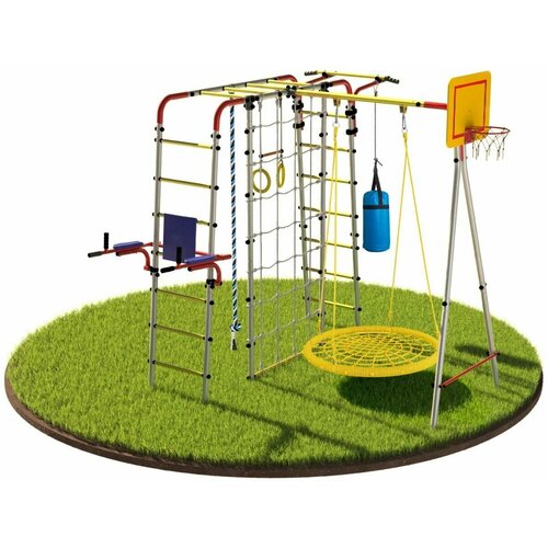 Детский спортивный комплекс для улицы, игровая уличная площадка для детей, для сада и дачи