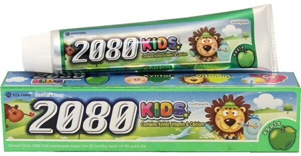 Kerasys DC 2080 Toothpaste Kids Детская зубная паста, яблоко 80 г (Kerasys, ) - фото №11