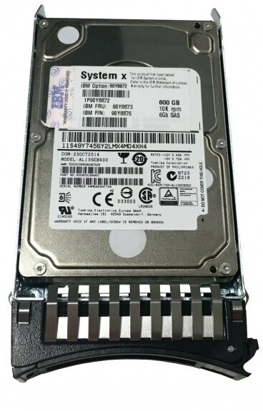 Жесткий диск IBM 90Y8876 600Gb SAS 2,5" HDD