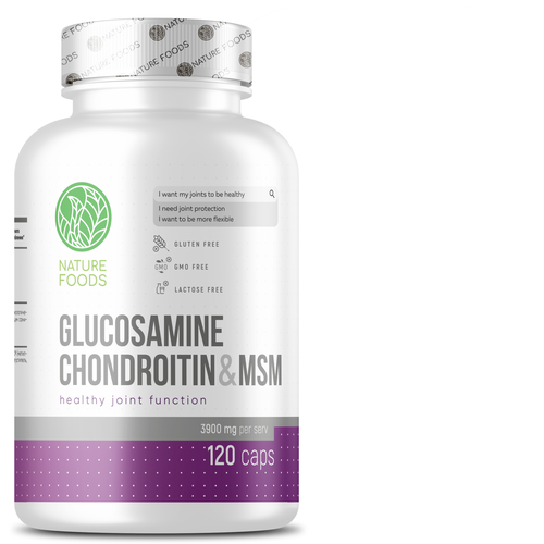 rps glucosamine chondroitin msm 240 капсул 240 капсул Nature Foods Glucosamine Chondroitin MSM 120 капсул